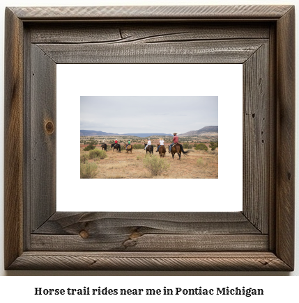 horse trail rides near me in Pontiac, Michigan